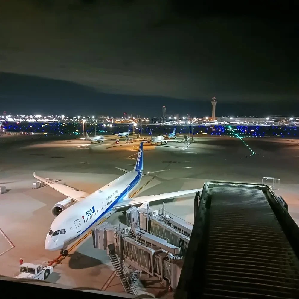 羽田空港展望デッキからの景色